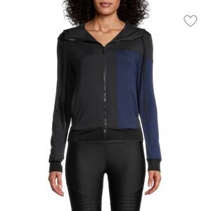 ALALA Mesa Zip-Front Colorblock Active Bomber Jacket. Size X-Small